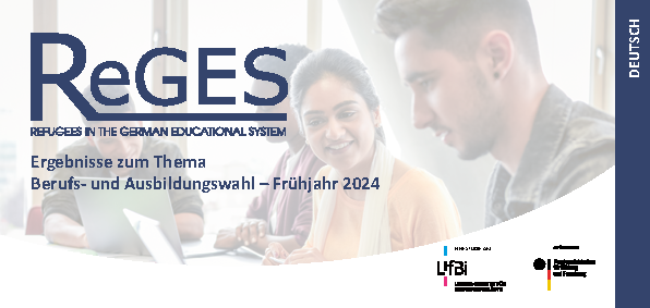 Ergebnisflyer 2024 für junge Erwachsene zur Studie ReGES (Deutsch)